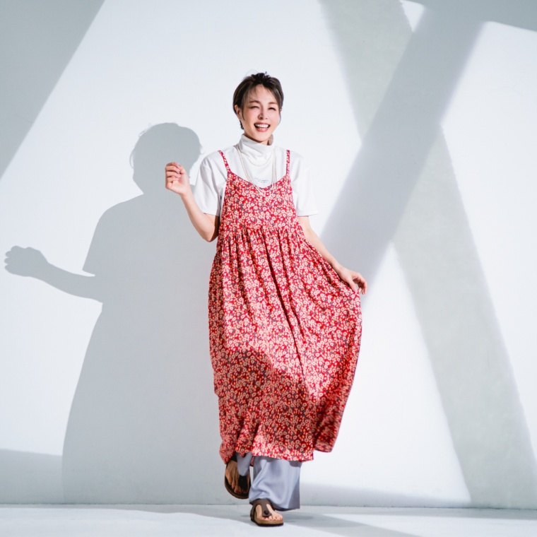 GRC 花柄キャミワンピース
